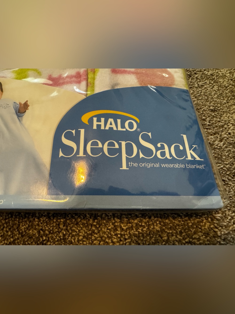New Halo SleepSack Baby Girl Zoo Animals Small S 0-6 months Fleece 1 TOG Sleep - Picture 2 of 7